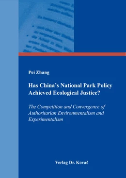 Abbildung von Zhang | Has China’s National Park Policy Achieved Ecological Justice? | 1. Auflage | 2026 | 17 | beck-shop.de