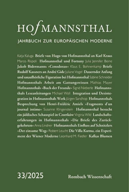 Abbildung von Bergengruen / Honold | Hofmannsthal | 1. Auflage | 2026 | 33 | beck-shop.de