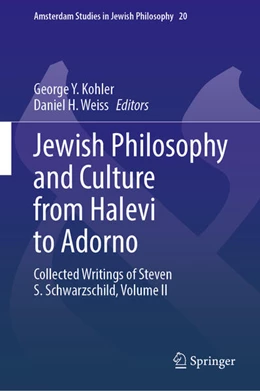 Abbildung von Kohler / Weiss | Jewish Philosophy and Culture from Halevi to Adorno | 1. Auflage | 2026 | beck-shop.de