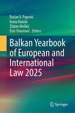Abbildung von Popovic / Kunda | Balkan Yearbook of European and International Law 2025 | 1. Auflage | 2026 | beck-shop.de