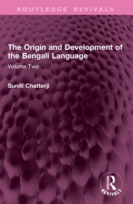 Abbildung von Chatterji | The Origin and Development of the Bengali Language | 1. Auflage | 2026 | beck-shop.de