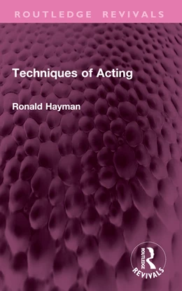 Abbildung von Hayman | Techniques of Acting | 1. Auflage | 2026 | beck-shop.de