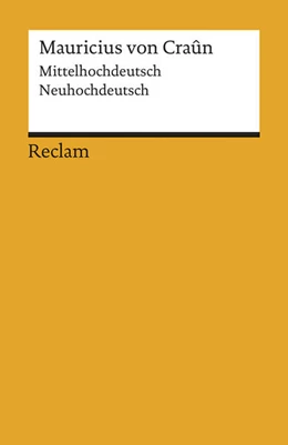 Abbildung von Klein | Mauricius von Craûn | 1. Auflage | 2026 | 14904 | beck-shop.de