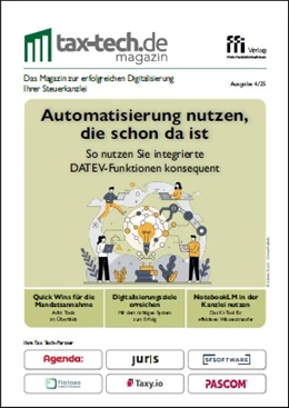 Abbildung von tax-tech.de - magazin • Ausgabe 4/2025 | | 2025 | beck-shop.de