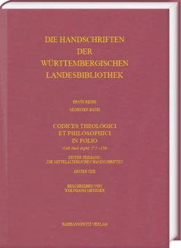 Abbildung von Metzger | Die Handschriften der Württembergischen Landesbibliothek Stuttgart / Codices Theologici in Folio | 1. Auflage | 2025 | beck-shop.de