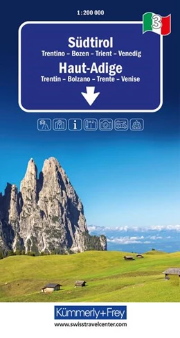 Abbildung von Kümmerly+Frey Regional-Strassenkarte 3 Südtirol 1:200.000 | 5. Auflage | 2026 | beck-shop.de