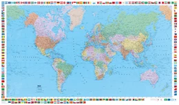 Abbildung von Weltkarte politisch Poster | 7. Auflage | 2025 | beck-shop.de