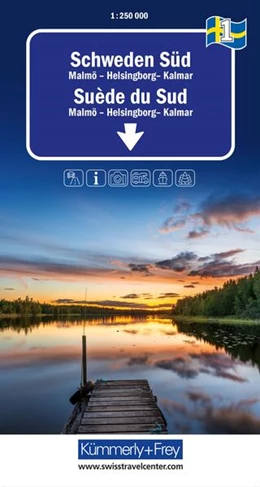 Abbildung von Kümmerly+Frey Regional-Strassenkarte 1 Schweden Süd 1:250.000 | 1. Auflage | 2026 | beck-shop.de