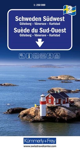 Abbildung von Kümmerly+Frey Regional-Strassenkarte 2 Schweden Südwest 1:250.000 | 1. Auflage | 2026 | beck-shop.de