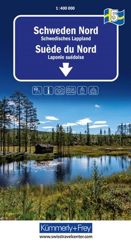 Abbildung von Kümmerly+Frey Regional-Strassenkarte 5 Schweden Nord 1:400.000 | 1. Auflage | 2026 | beck-shop.de