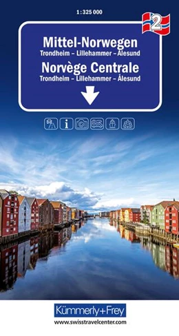 Abbildung von Kümmerly+Frey Regional-Strassenkarte 2 Mittel-Norwegen 1:325.000 | 1. Auflage | 2026 | beck-shop.de