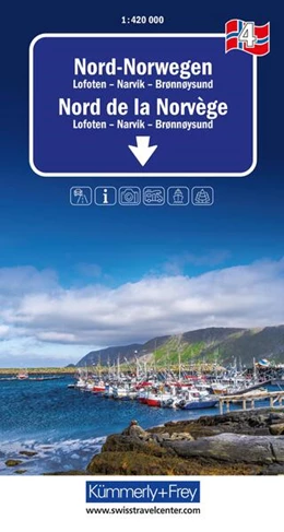 Abbildung von Kümmerly+Frey Regional-Strassenkarte 4 Nord-Norwegen 1:420.000 | 1. Auflage | 2026 | beck-shop.de