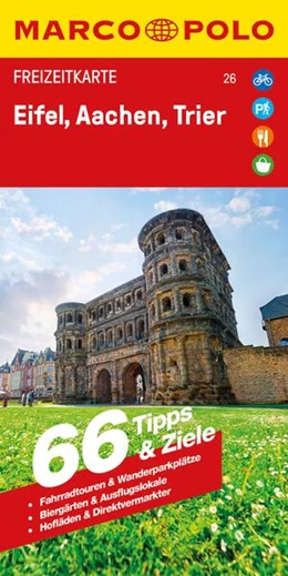 Abbildung von MARCO POLO Freizeitkarte 25 Eifel, Aachen, Trier 1:120.000 | 3. Auflage | 2026 | beck-shop.de