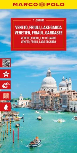 Abbildung von MARCO POLO Reisekarte Italien 04 Venetien, Friaul, Gardasee 1:200.000 | 9. Auflage | 2026 | beck-shop.de