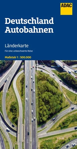 Abbildung von ADAC Länderkarte Deutschland Autobahnen 1:500.000 | 41. Auflage | 2026 | beck-shop.de