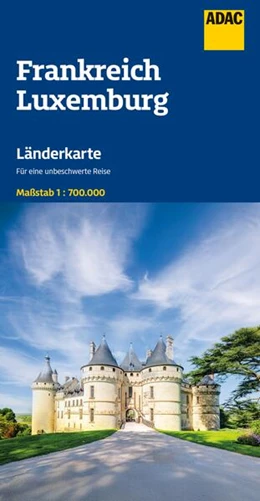 Abbildung von ADAC Länderkarte Frankreich, Luxemburg 1:700.000 | 14. Auflage | 2026 | beck-shop.de