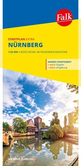 Abbildung von Falk Stadtplan Extra Nürnberg 1:20.000 | 22. Auflage | 2026 | beck-shop.de