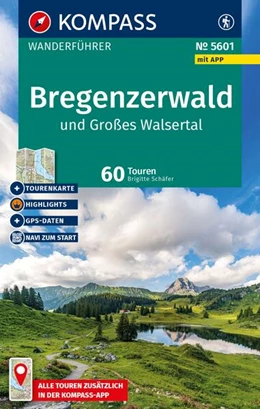 Abbildung von Schäfer / KOMPASS-Karten GmbH | KOMPASS Wanderführer Bregenzerwald und Großes Walsertal, 60 Touren mit Extra-Tourenkarte | 3. Auflage | 2026 | beck-shop.de