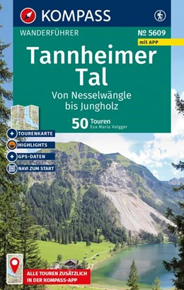 Abbildung von Volgger | KOMPASS Wanderführer Tannheimer Tal von Nesselwängle bis Jungholz, 50 Touren mit Extra-Tourenkarte | 2. Auflage | 2026 | beck-shop.de