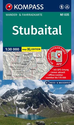 Abbildung von KOMPASS Wanderkarte 035 Stubaital 1:30.000 | 1. Auflage | 2026 | beck-shop.de