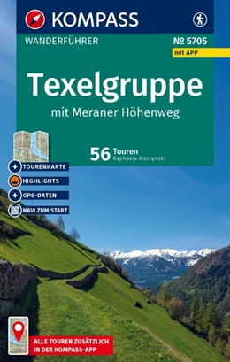 Abbildung von Moczynski | KOMPASS Wanderführer Texelgruppe mit Meraner Höhenweg, 56 Touren mit Extra-Tourenkarte | 1. Auflage | 2026 | beck-shop.de