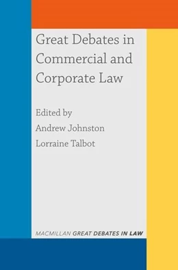 Abbildung von Johnston / Talbot | Great Debates in Commercial and Corporate Law | 1. Auflage | 2020 | beck-shop.de