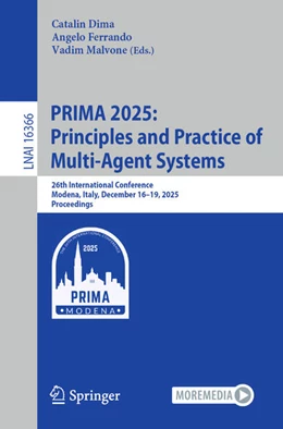 Abbildung von Dima / Ferrando | PRIMA 2025: Principles and Practice of Multi-Agent Systems | 1. Auflage | 2025 | beck-shop.de