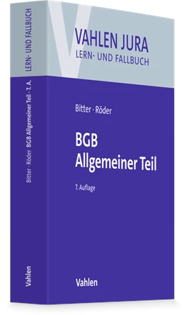 Abbildung von Bitter / Röder | BGB Allgemeiner Teil | 7. Auflage | 2026 | beck-shop.de