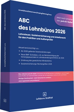 Abbildung von Imping / Geiermann | ABC des Lohnbüros 2026 | 1. Auflage | 2026 | beck-shop.de