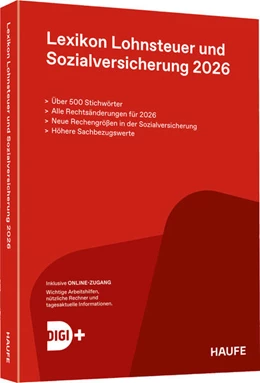 Abbildung von Lexikon Lohnsteuer und Sozialversicherung 2026 plus Onlinezugang | 1. Auflage | 2026 | beck-shop.de