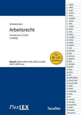 Abbildung von Reissner | FlexLex Arbeitsrecht | 6. Auflage | 2026 | beck-shop.de