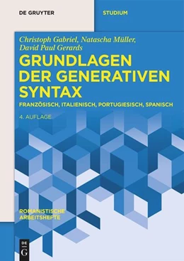 Abbildung von Gabriel / Müller | Grundlagen der generativen Syntax | 4. Auflage | 2026 | beck-shop.de
