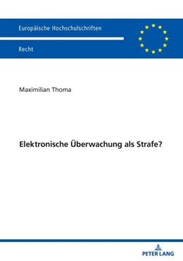 Abbildung von Thoma | Elektronische Überwachung als Strafe? | 1. Auflage | 2025 | beck-shop.de