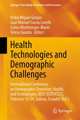 Abbildung von Gaspar / Cueva Lovelle | Health Technologies and Demographic Challenges | 1. Auflage | 2026 | beck-shop.de