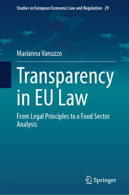 Abbildung von Vanuzzo | Transparency in EU Law | 1. Auflage | 2026 | beck-shop.de