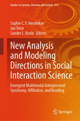 Abbildung von Hendrikse / Treur | New Analysis and Modeling Directions in Social Interaction Science | 1. Auflage | 2026 | beck-shop.de