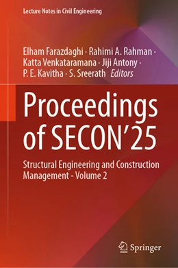 Abbildung von Farazdaghi / Rahman | Proceedings of SECON'25 | 1. Auflage | 2026 | beck-shop.de