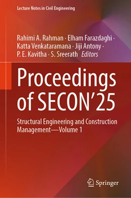 Abbildung von Rahman / Farazdaghi | Proceedings of SECON'25 | 1. Auflage | 2026 | beck-shop.de