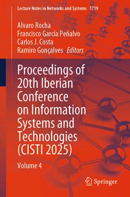 Abbildung von Rocha / García Peñalvo | Proceedings of 20th Iberian Conference on Information Systems and Technologies (CISTI 2025) | 1. Auflage | 2026 | beck-shop.de