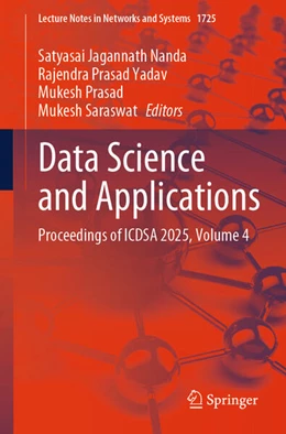 Abbildung von Nanda / Yadav | Data Science and Applications | 1. Auflage | 2026 | beck-shop.de