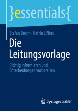 Abbildung von Brunn / Liffers | Die Leitungsvorlage | 1. Auflage | 2026 | beck-shop.de