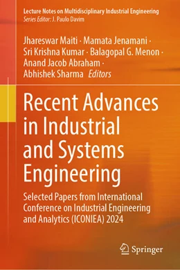 Abbildung von Maiti / Jenamani | Recent Advances in Industrial and Systems Engineering | 1. Auflage | 2026 | beck-shop.de