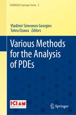 Abbildung von Georgiev / Ozawa | Various Methods for the Analysis of PDEs | 1. Auflage | 2026 | beck-shop.de