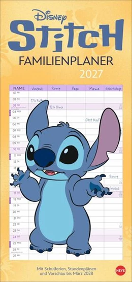 Abbildung von Stitch Familienplaner 2027 | 1. Auflage | 2026 | beck-shop.de