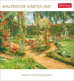 Abbildung von Malerische Gärten Postkartenkalender 2027 - Kalender mit 53 Kunstpostkarten | 1. Auflage | 2026 | beck-shop.de