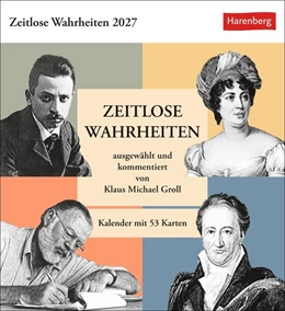 Abbildung von Groll | Zeitlose Wahrheiten Postkartenkalender 2027 - Kalender mit 53 Karten, ausgewählt und kommentiert von Klaus Michael Groll | 1. Auflage | 2026 | beck-shop.de