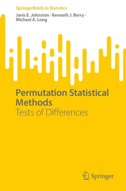 Abbildung von Johnston / Berry | Permutation Statistical Methods | 1. Auflage | 2026 | beck-shop.de