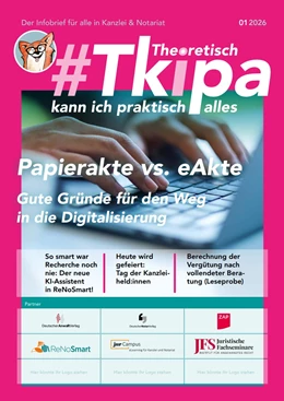 Abbildung von #TKIPA – Theoretisch kann ich praktisch alles - Ausgabe 1/2026 | | 2026 | beck-shop.de
