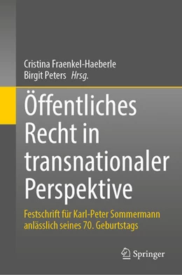 Abbildung von Fraenkel-Haeberle / Peters | Öffentliches Recht in transnationaler Perspektive | 1. Auflage | 2026 | beck-shop.de
