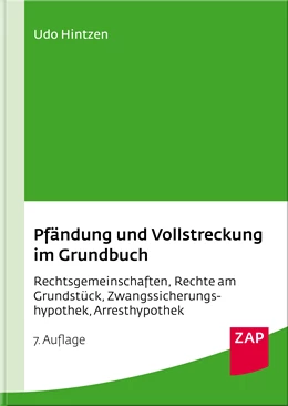 Abbildung von Hintzen | Pfändung und Vollstreckung im Grundbuch | 7. Auflage | 2026 | beck-shop.de